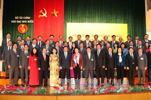 Нгуен Тхи Ким Нган провела рабочую встречу с руководством Государственного казначейства Вьетнама